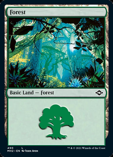Forest (490) (Foil Etched) [Modern Horizons 2] - 0