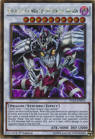 Dragocytos Dragón Alma Inferior Corrupta [PGL2-EN014] Oro Secreto Raro 