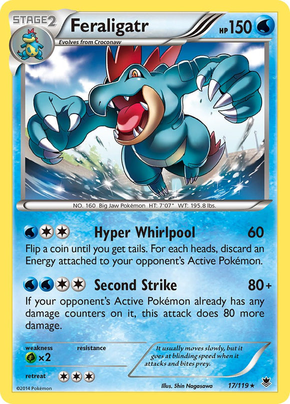 Feraligatr (17/119) (Exclusivo del mazo temático) [XY: Phantom Forces] 