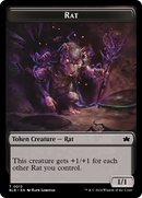 Rat // Splash Lasher Double-Sided Token [Bloomburrow Tokens]-1