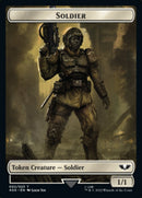 Soldier (002) // Space Marine Devastator Double-Sided Token (Surge Foil) [Warhammer 40,000 Tokens]-1