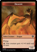Thopter // Dragon (0020) Double-Sided Token [Commander Masters Tokens]-2