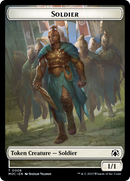 Vampire Knight // Soldier Double-Sided Token [March of the Machine Commander Tokens]-2