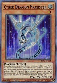 Cyber ​​Dragon Nachster (Púrpura) [LDS2-EN032] Ultra raro 