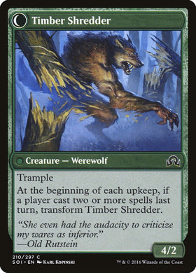 Hinterland Logger // Timber Shredder [Shadows over Innistrad] - 0