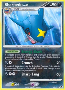 Sharpedo (49/111) [Platino: Rivales en ascenso] 