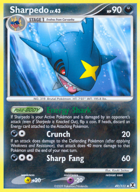 Sharpedo (49/111) [Platino: Rivales en ascenso] 