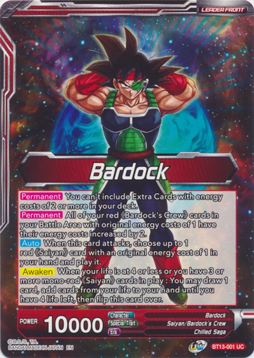 Bardock // SS Bardock, la leyenda despierta (BT13-001) [Promociones de prelanzamiento de Supreme Rivalry] 