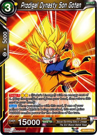 Goten, hijo de la dinastía pródiga (BT4-085) [Guerra colosal] 