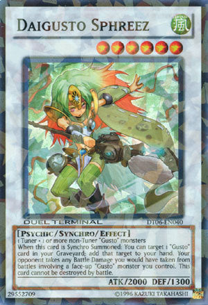 Daigusto Sphreez [DT06-EN040] Súper Raro 