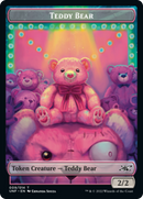 Teddy Bear // Food (010) Double-Sided Token [Unfinity Tokens]-1
