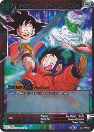 Entrenamiento en la naturaleza Son Gohan (BT7-008_PR) [Promociones previas al lanzamiento de El asalto de los Saiyans] 
