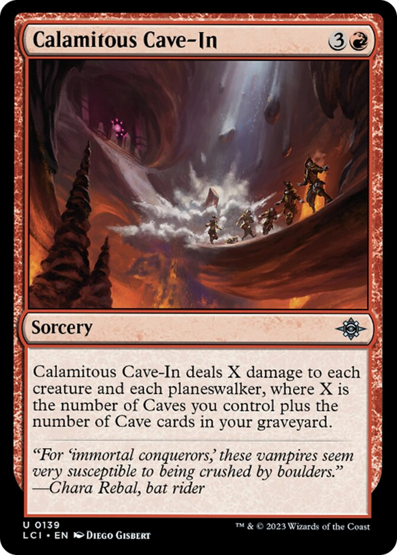 Derrumbe catastrófico [Las cavernas perdidas de Ixalan] 