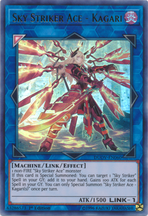 Sky Striker Ace - Kagari [DUOV-EN060] Ultra raro 