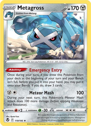 Metagross (119/195) [Espada y escudo: Tempestad de plata] 