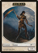 Human // Wolf Double-Sided Token [Friday Night Magic 2012]-1