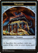 Saproling // Treasure (010) Double-Sided Token [Explorers of Ixalan Tokens]-2