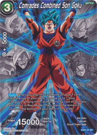 Camaradas Combinados Son Goku (Arte Alternativo) (EX01-01) [Set Especial Aniversario 2020] 