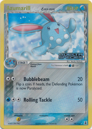 Azumarill (19/113) (Especie Delta) (Estampado) [EX: Especie Delta] 