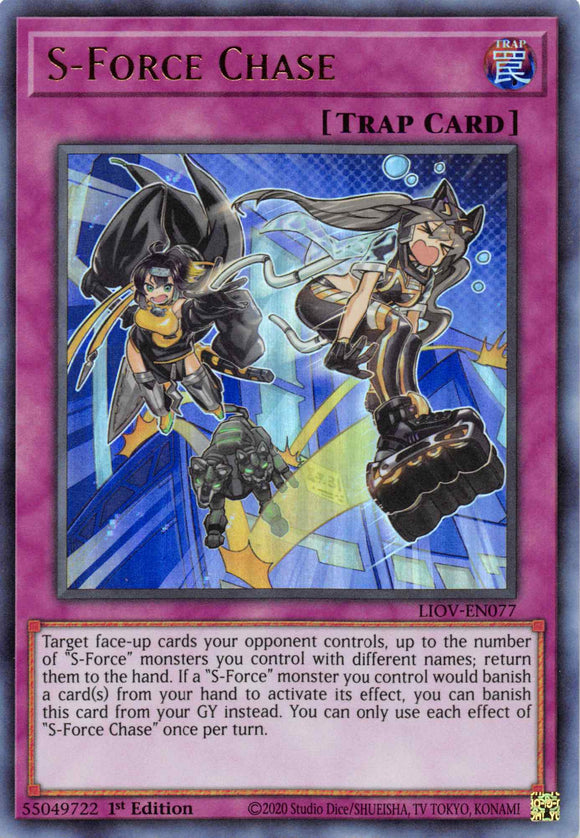 S-Force Chase [LIOV-EN077] Ultra raro 