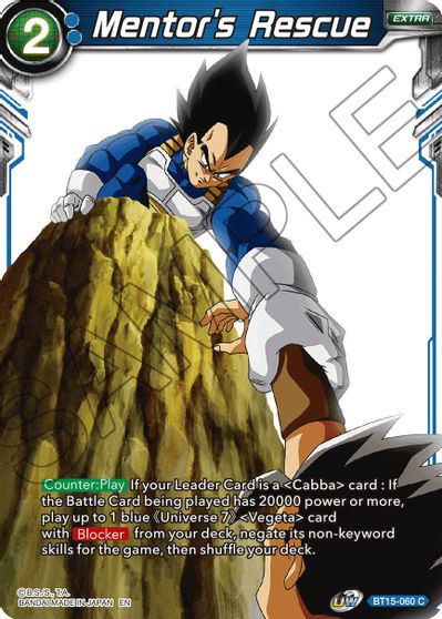 El rescate del mentor (BT15-060) [Duelo de saiyajin] 