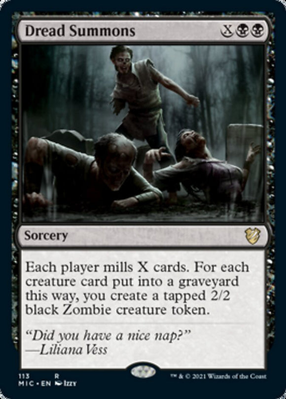 Invocación aterradora [Comandante de Innistrad: Midnight Hunt] 