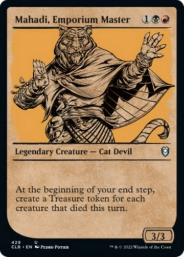 Mahadi, Maestra del Emporio (Escaparate) [Commander Legends: Battle for Baldur's Gate] 