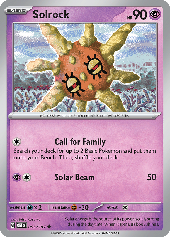 Solrock (093/197) [Escarlata y Violeta: Llamas de obsidiana] 