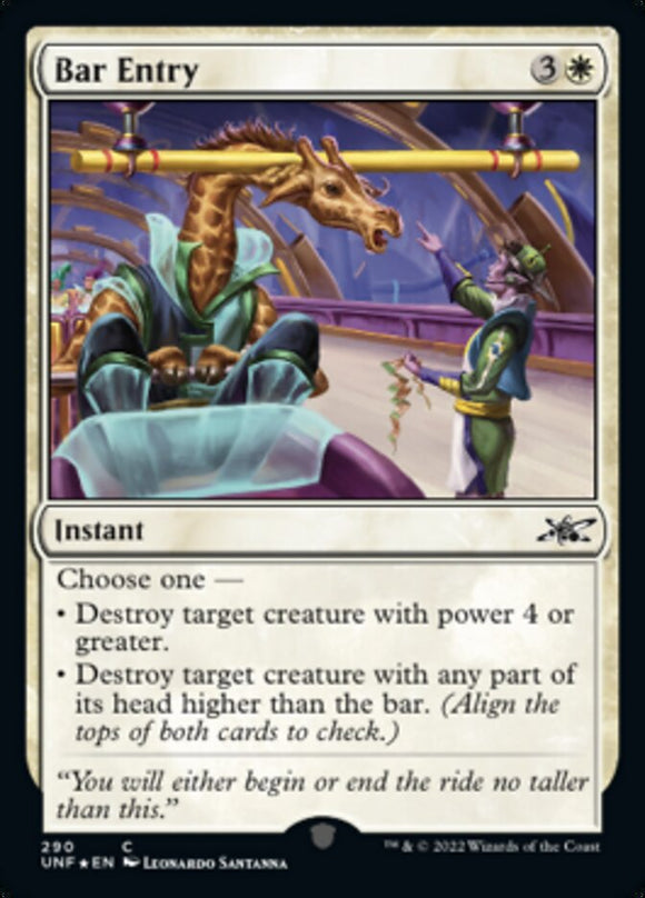 Entrada a la barra (Galaxy Foil) [Unfinity] 