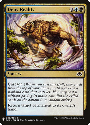 Negar la realidad [Mystery Booster] 