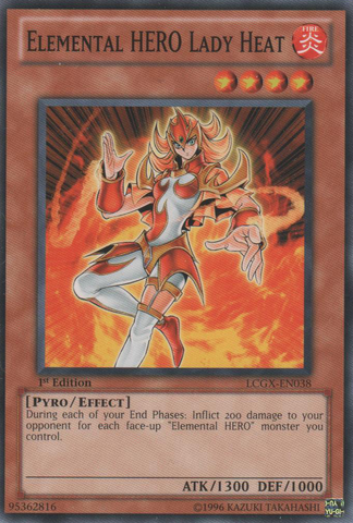 HÉROE Elemental Lady Heat [LCGX-EN038] Común 