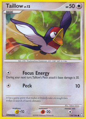 Taillow (124/146) [Diamante y Perla: Leyendas despertadas] 
