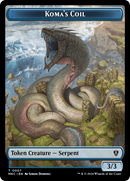 Drake // Koma's Coil Double-Sided Token [Murders at Karlov Manor Commander Tokens]-2