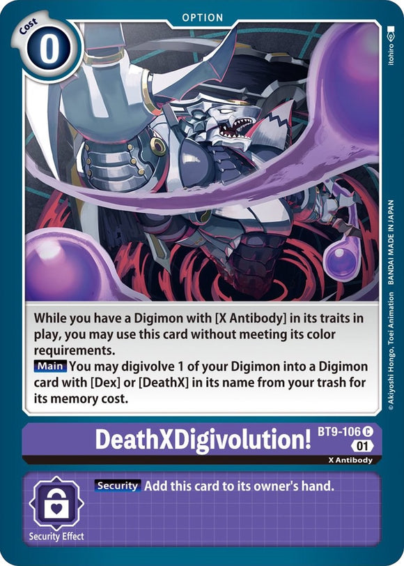 ¡Muerte x Digivolución! [BT9-106] [X Record] 