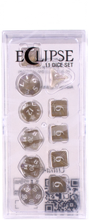 Ultra PRO: 11-Dice Set - Eclipse (Smoke Grey)-1