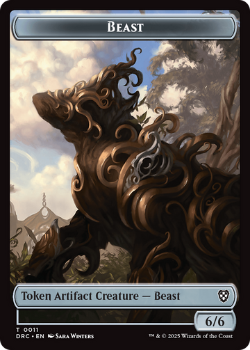 Beast (0010) // Beast (0011) Double-Sided Token [Aetherdrift Commander] - 0