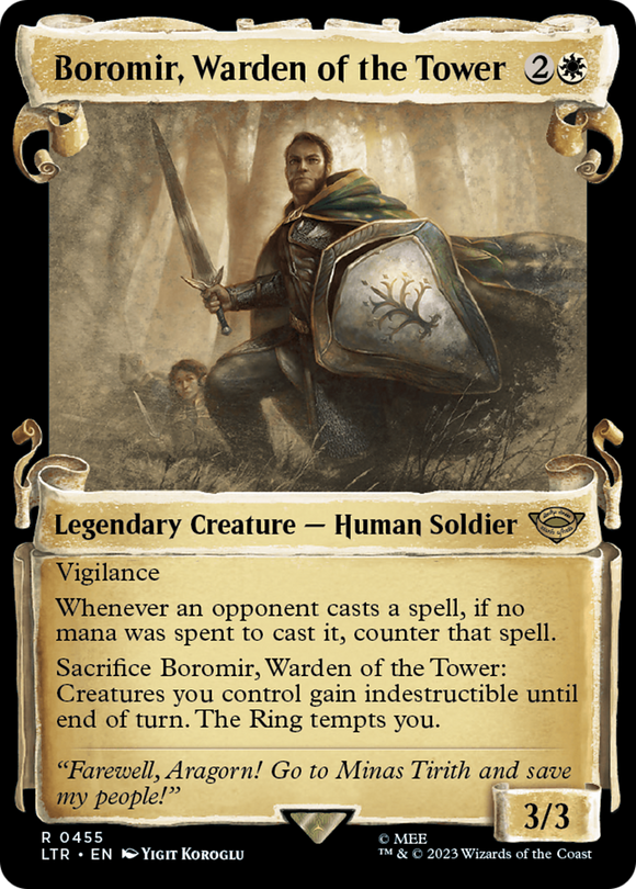 Boromir, guardián de la Torre [El Señor de los Anillos: Cuentos de la Tierra Media: Pergaminos de presentación] 