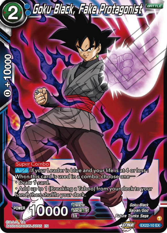 Goku Black, falso protagonista (EX22-10) [Ultimate Deck 2023] 