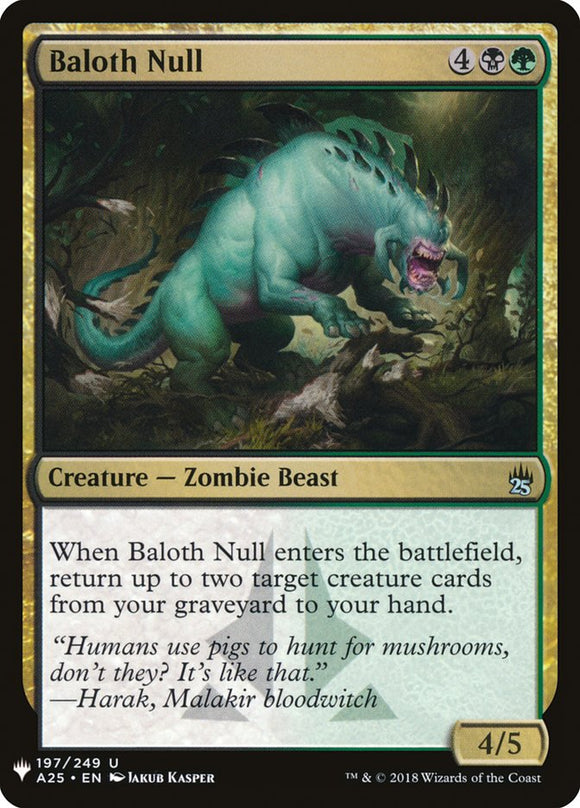 Baloth Null [Refuerzo misterioso] 