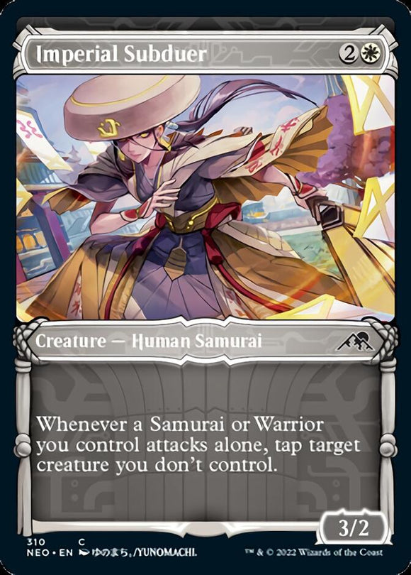 El conquistador imperial (Samurái de exhibición) [Kamigawa: Neon Dynasty] 
