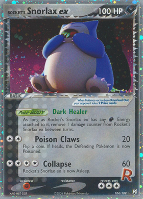 Ex Snorlax de Rocket (104/109) [EX: El regreso del Equipo Rocket] 