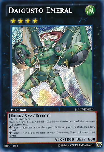Daigusto Emeral [HA07-EN020] Secreto Raro 