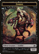 Zombie // Hellion Double-Sided Token [Planechase Anthology Tokens]-1