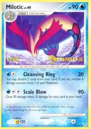 Milotic (70/147) (Promoción de prelanzamiento del personal) [Nintendo: Black Star Promos] 