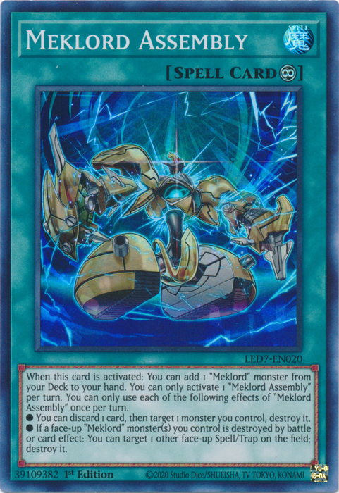 Ensamblaje de Meklord [LED7-EN020] Súper raro 
