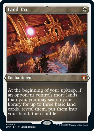 Impuesto sobre la tierra (grabado en papel metálico) [Commander Masters] 
