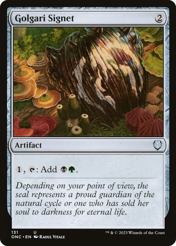 Sello de Golgari [Phyrexia: Todos serán un solo comandante] 