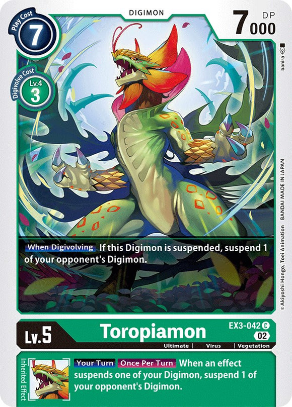 Toropiamon [EX3-042] [Rugido dracónico] 