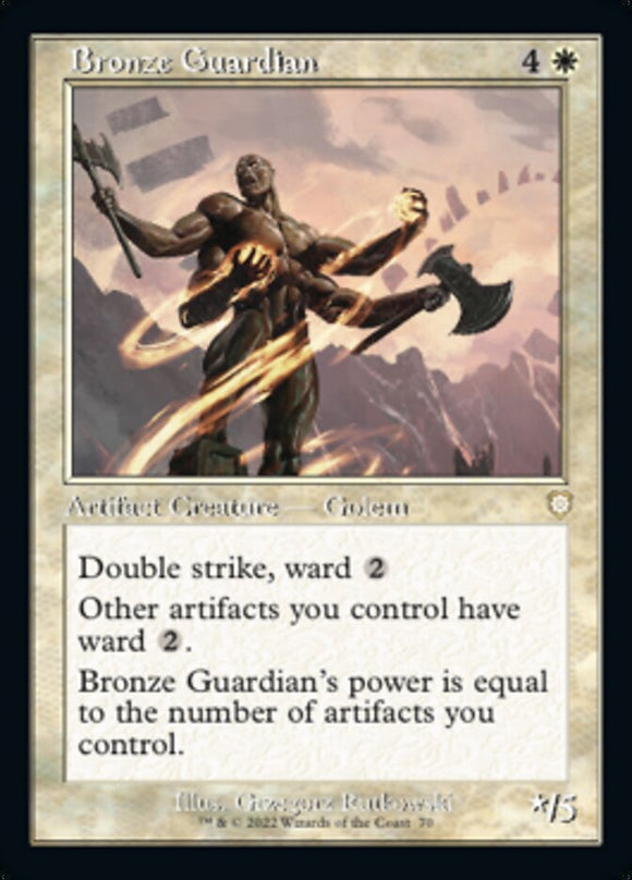 Guardián de bronce (retro) [Comandante de guerra de los hermanos] 