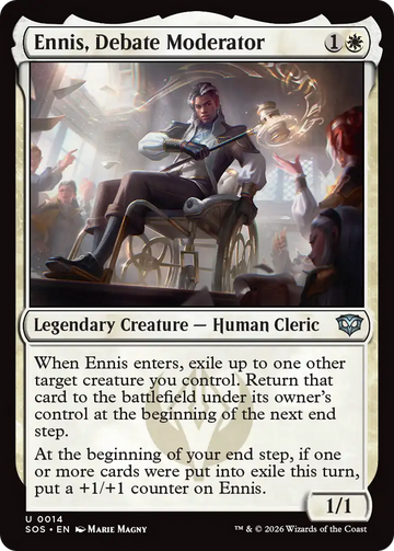 Ennis, Debate Moderator [Secrets of Strixhaven]